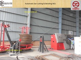 Automatic bar cutting & Bending M/c
Format Line 12
12mm dia rebar coil
 