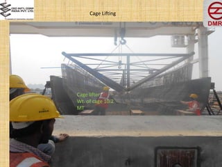 Cage lifter
Wt. of cage 10.2
MT
Cage Lifting
 