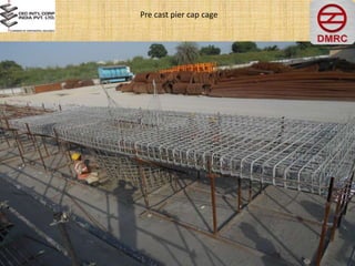 Pre cast pier cap cage
 