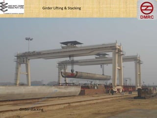Girder Lifting & Stacking
Girder stacking
 