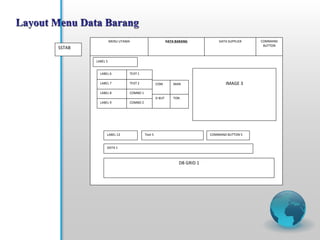APLIKASI DATA BARANG DAN DATA SUPPLIER MENGGUNAKAN VISUAL BASIC 6.0 | PPTX