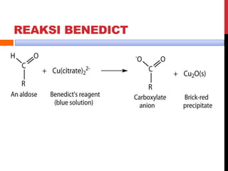 REAKSI BENEDICT
 