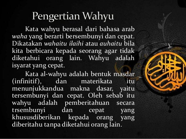 Ppt Ulumul Qur An Al Qur An Dan Wahyu
