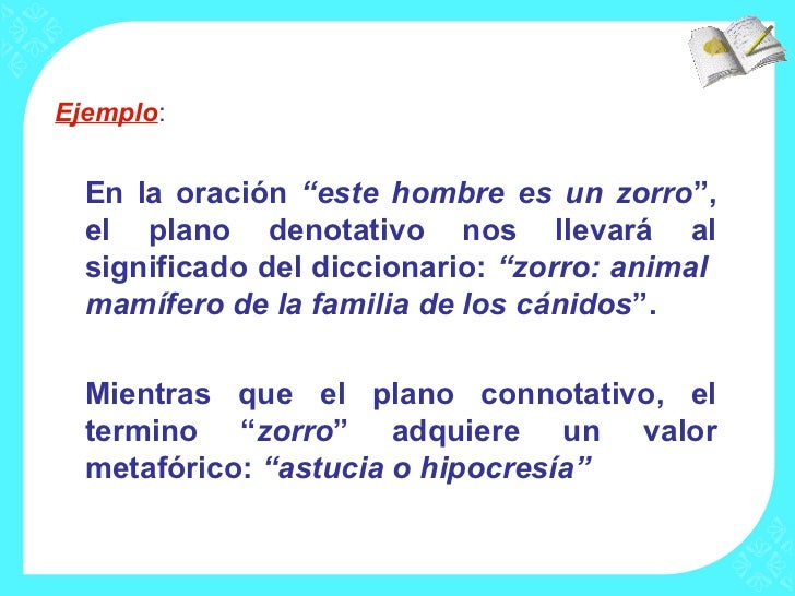Ppt unidad vii connotación y dennotación