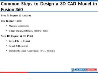 PPT_Unit-2.pptx of 3 d printing and 3d modelling | PPTX