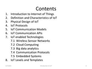 Introduction to IoT