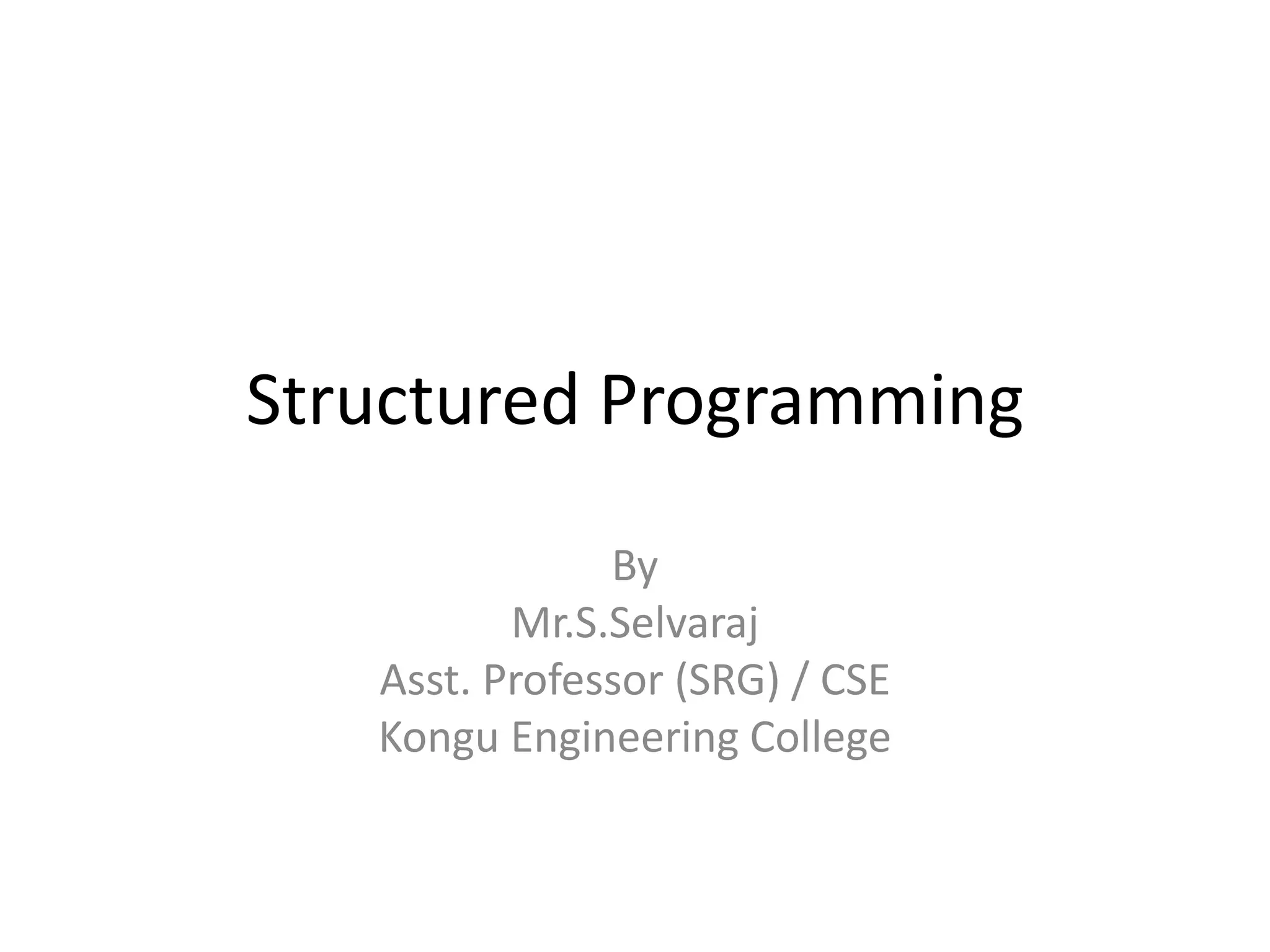 Problem Solving and Programming