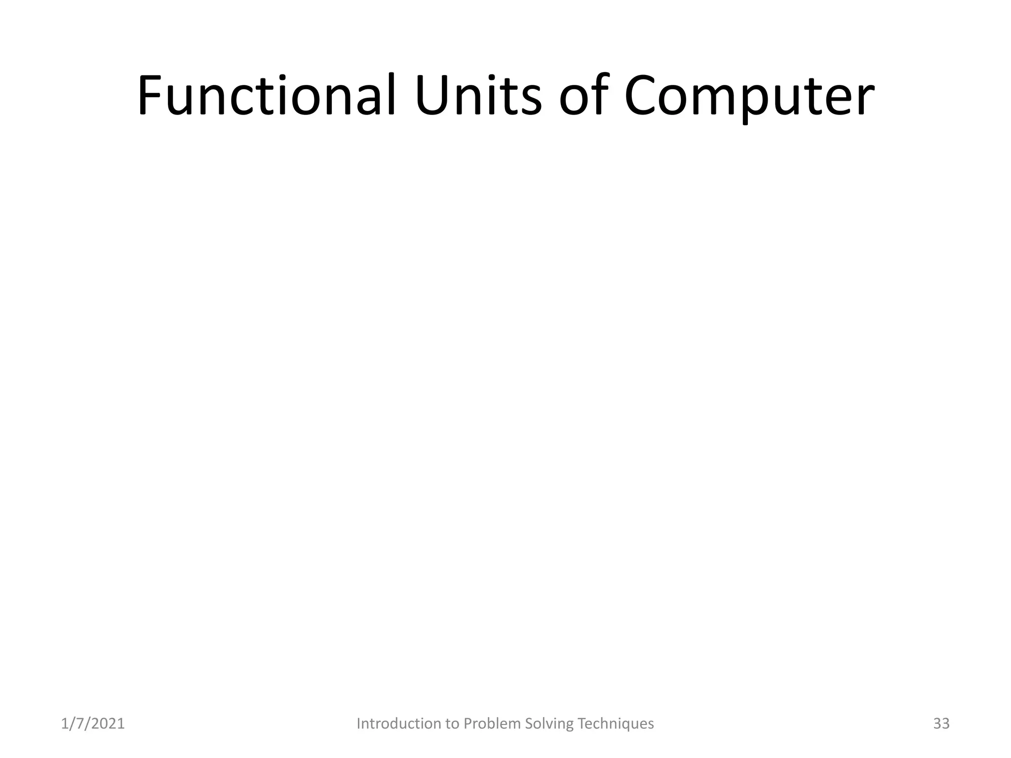 Problem Solving and Programming