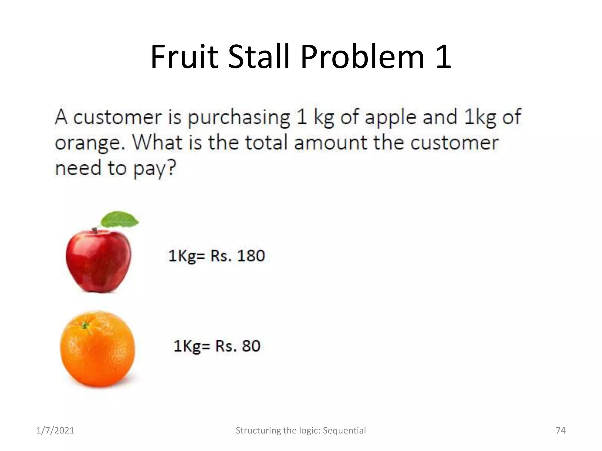 Problem Solving and Programming