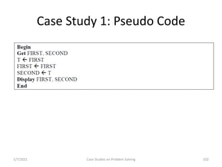 Problem Solving and Programming