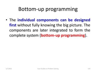 Problem Solving and Programming