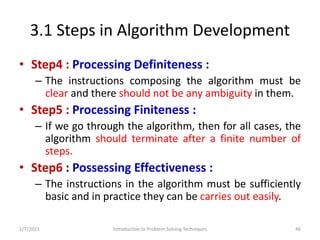 Problem Solving and Programming