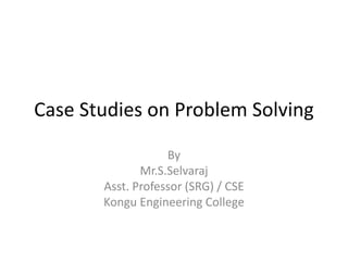 Problem Solving and Programming