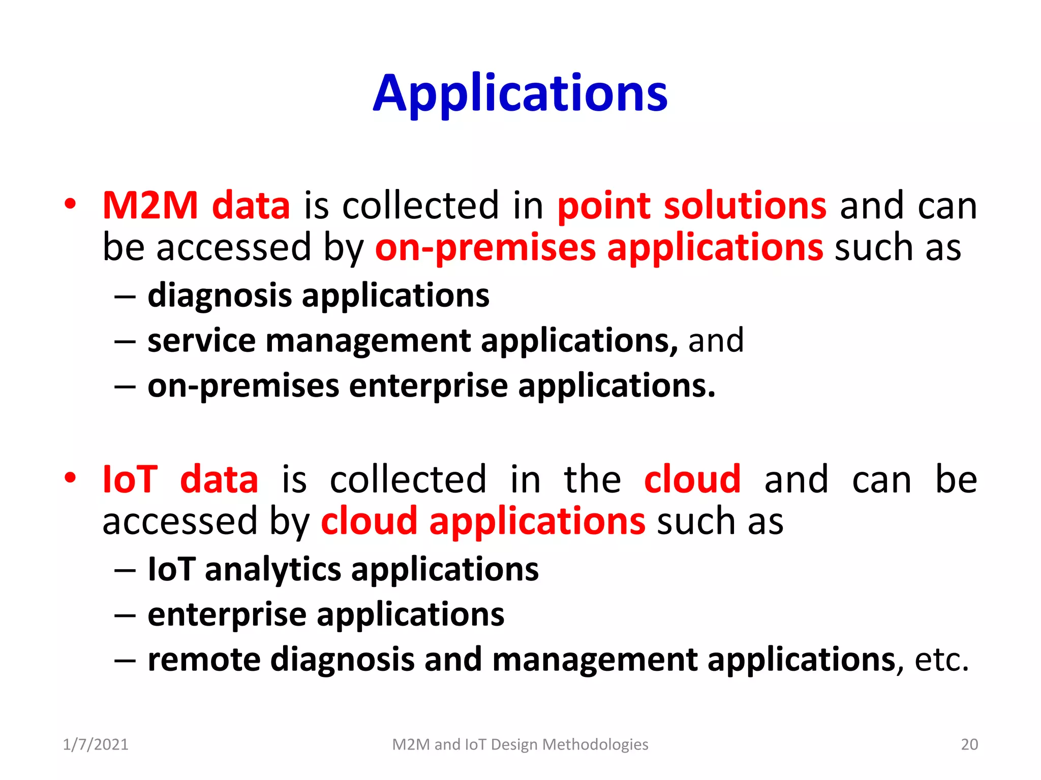 M2M and IoT Design Methodologies | PPT