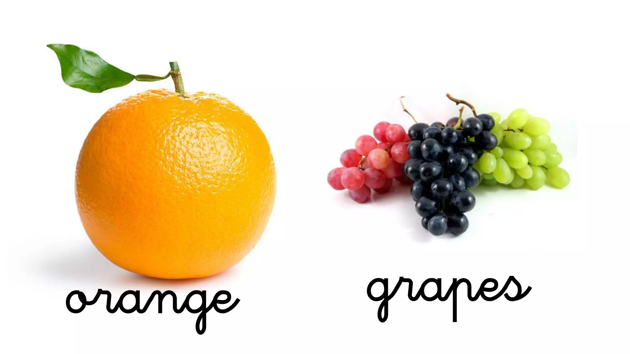 orange grapes