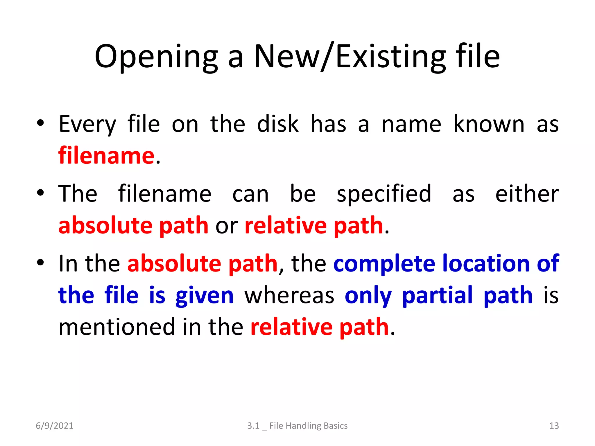 File Handling and Preprocessor Directives | PPT