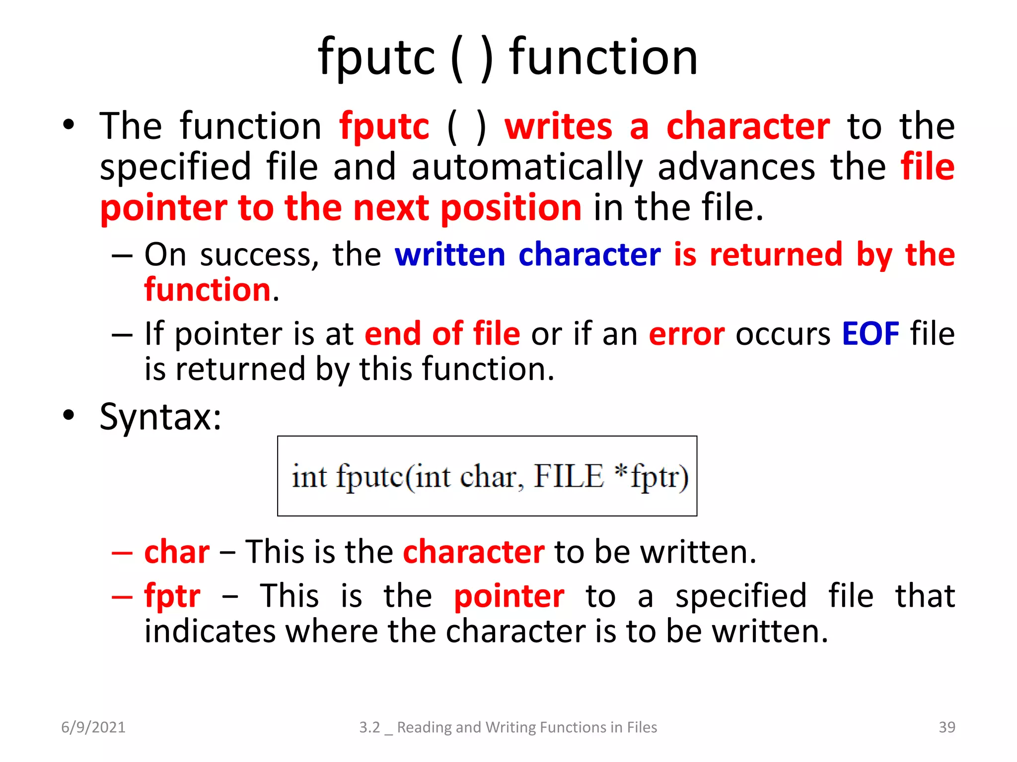 File Handling and Preprocessor Directives | PPT