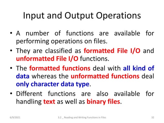 File Handling and Preprocessor Directives | PPT