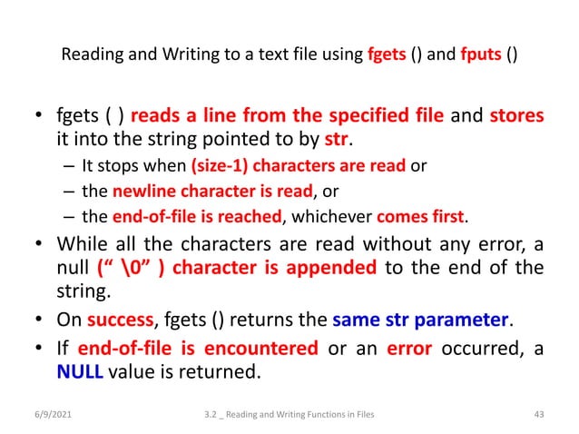 File Handling and Preprocessor Directives | PPT
