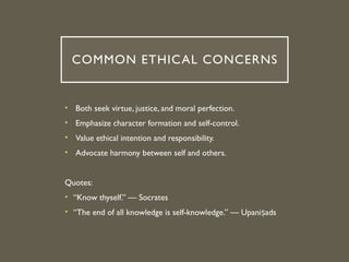 PPT Unit 5.1 Comparative Study of Indian and Western Ethical Frameworks ...