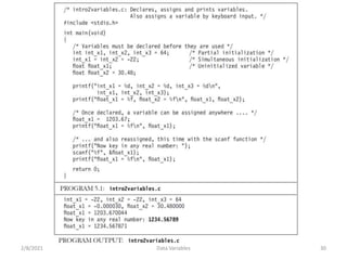 2/8/2021 Data Variables 30
 