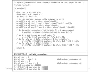 2/8/2021 Operators and Expressions 93
 