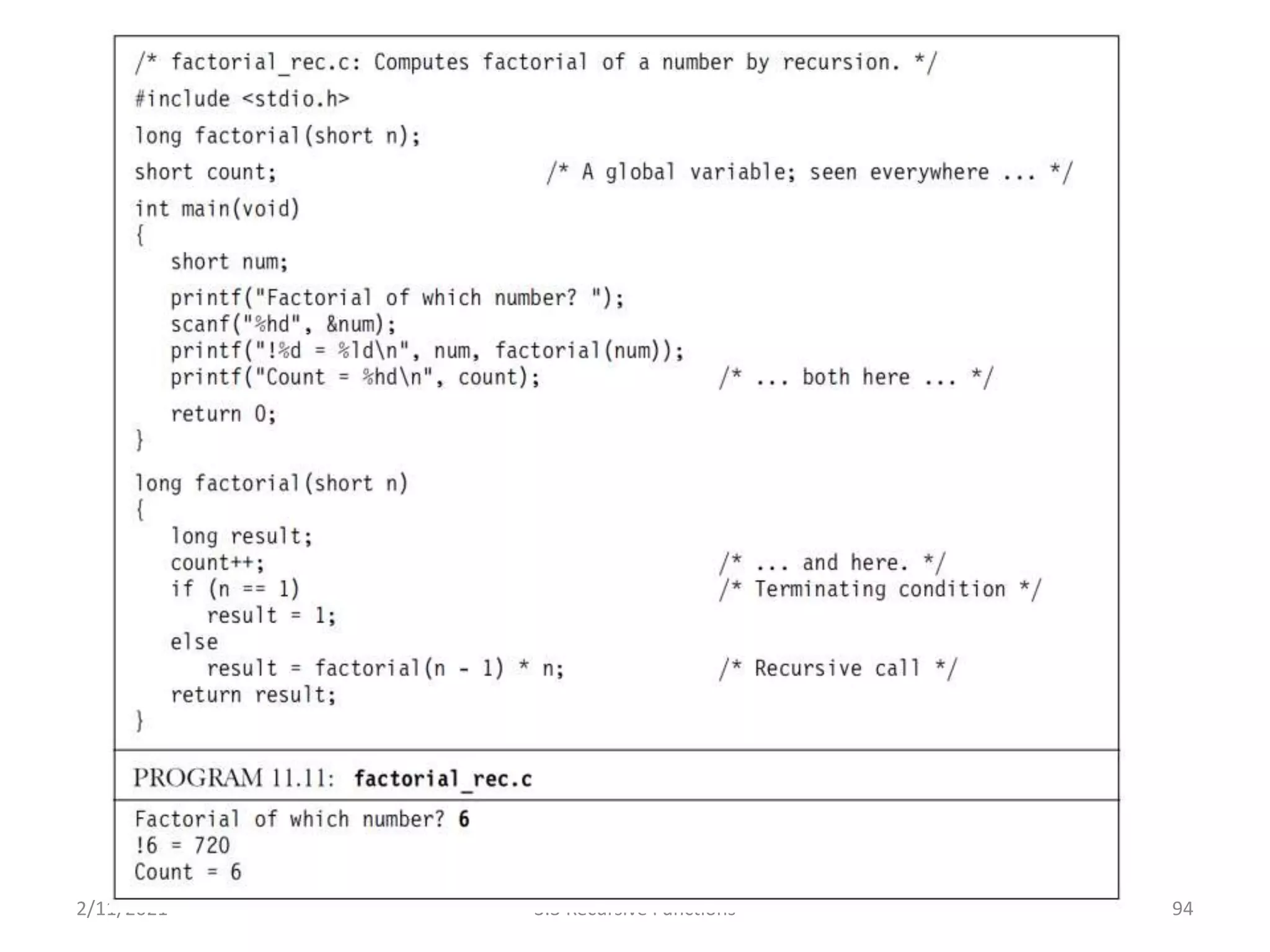2/11/2021 3.3 Recursive Functions 94
 