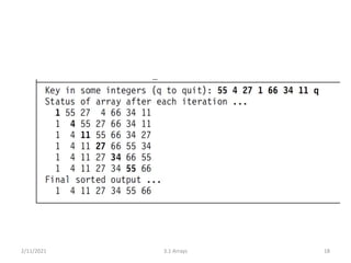 2/11/2021 3.1 Arrays 18
 