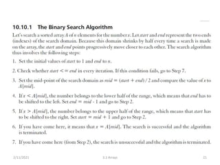 2/11/2021 3.1 Arrays 21
 