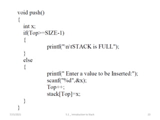 7/15/2021 5.1 _ Introduction to Stack 23
 