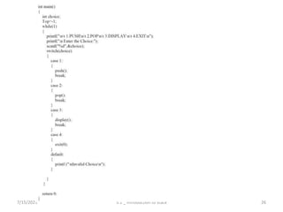7/15/2021 5.1 _ Introduction to Stack 26
 
