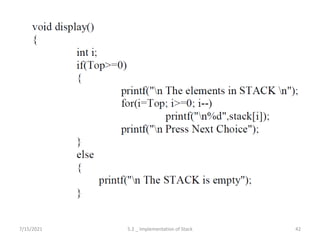 7/15/2021 5.2 _ Implementation of Stack 42
 