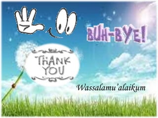 Wassalamu’alaikum
 