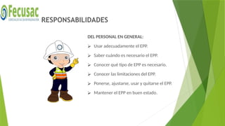 PPT USO DE EQUIPOS DE PROTECCIÓN PERSONAL-FECUSAC.pptx