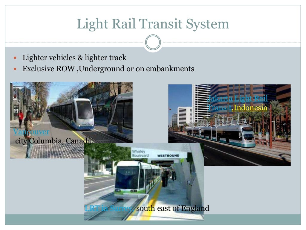 Urban Transportation system mass transit system(06)