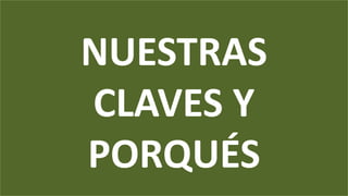 19Experiencia de Cliente de Canal No Presencial / 2018 /www.iberdrola.es
Nuestras claves y nuestros por qués?
NUESTRAS
CLAVES Y
PORQUÉS
 