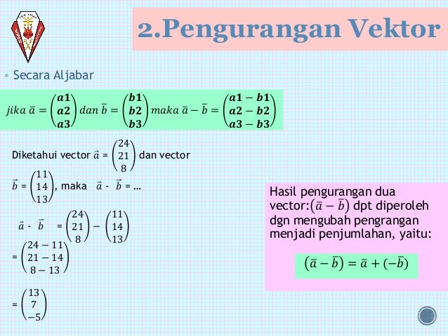Vektor Matminat Kelas 10