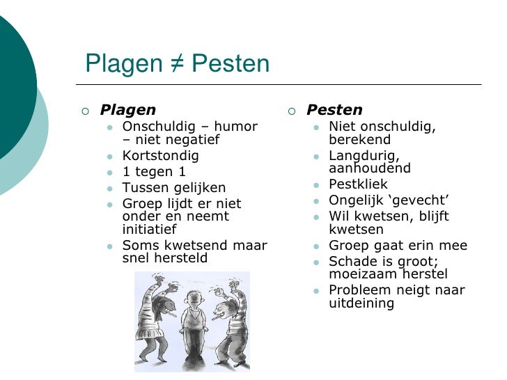 Informatiethema's: Pesten