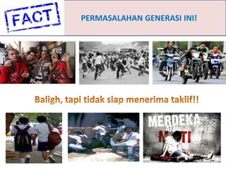 PERMASALAHAN GENERASI INI!
 