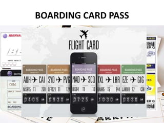 BOARDING CARD PASS