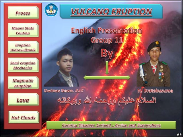 Ppt Vulcano Eruption Xii Sma Ppt