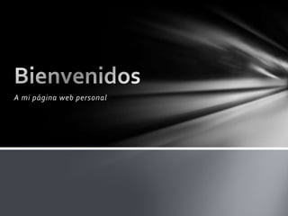 A mi página web personal