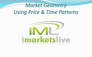 Market Geometry
Using Price & Time Patterns
 