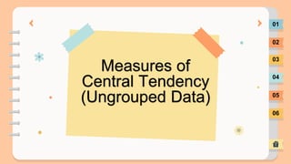 Measures of Central Tendency: Ungrouped and Grouped | PPTX ...