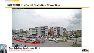 Axis Solution Conference 2014
Eyeing the future. Defining expertise.
桶型扭曲修正 - Barrel Distortion Correction
 