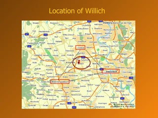 Location of Willich 