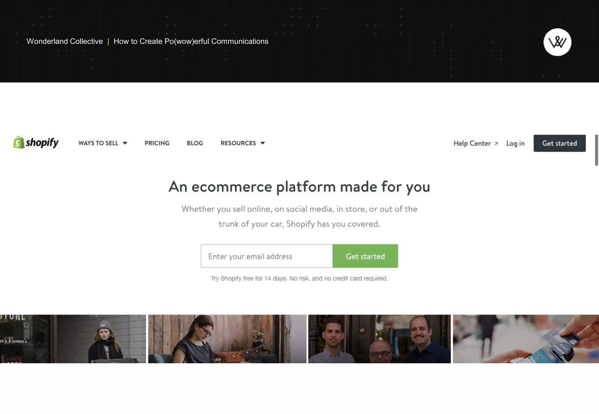 Wonderland Collective | How to Create Po(wow)erful Communications
 