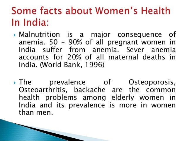 Women & Health in India