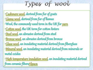 Wool  From:- Saurav