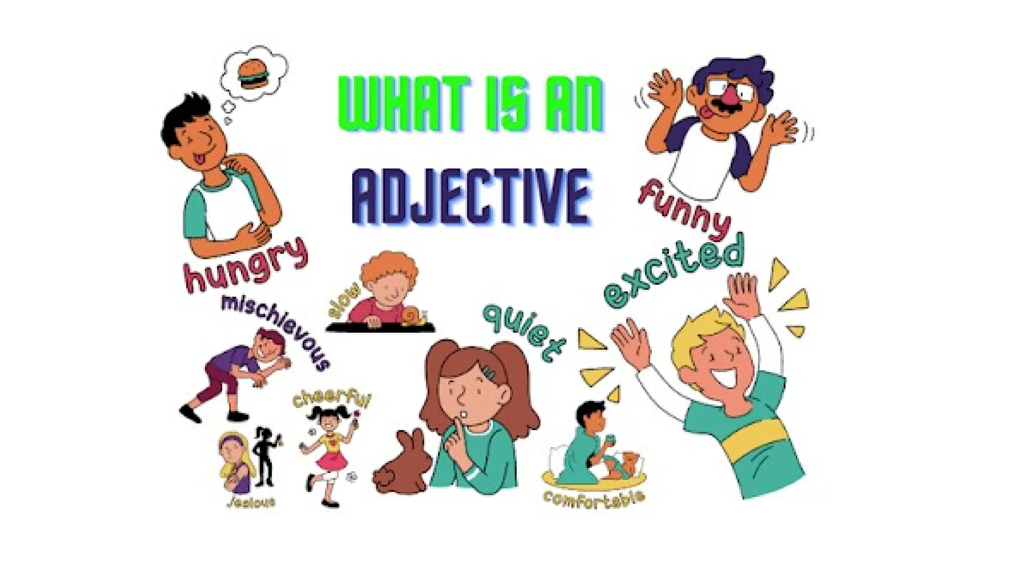 What is an adjective?
 